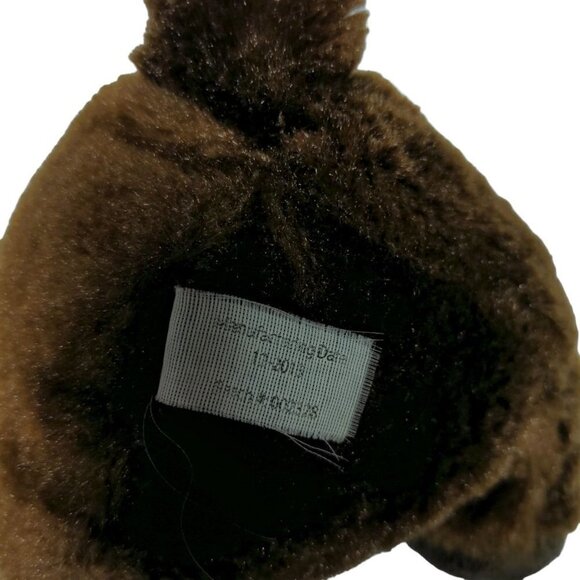 Sea Otter Brown Cream Ocean Marine Plush Stuffed Animal 9.25" - Picture 6 of 6